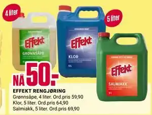 Europris EFFEKT RENGJØRING tilbud