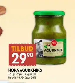 Coop Mega NORA AGURKMIKS tilbud