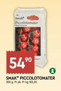 Coop Mega SMAK* PICCOLOTOMATER tilbud