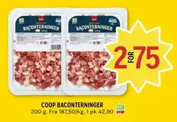 Coop Prix COOP BACONTERNINGER tilbud