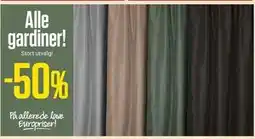 Europris Alle gardiner! tilbud