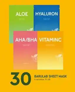 Coop Mega BARULAB SHEET MASK tilbud