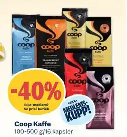 Coop Mega Coop Kaffe tilbud