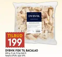 Coop Mega DYBVIK FISK TIL BACALAO tilbud