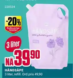 Europris HÅNDSÅPE tilbud