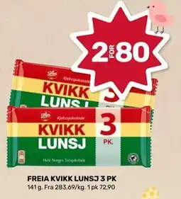 Matkroken FREIA KVIKK LUNSJ 3 PK tilbud