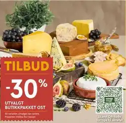 Coop Mega UTVALGT BUTIKKPAKKET OST tilbud