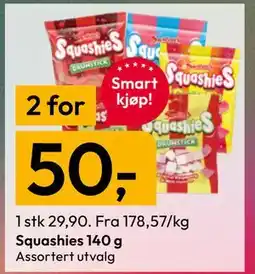 Gigaboks Squashies 140 g tilbud