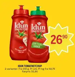 Coop Prix IDUN TOMATKETCHUP tilbud