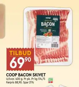 Coop Mega COOP BACON SKIVET tilbud