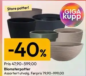 Blomsterpotter