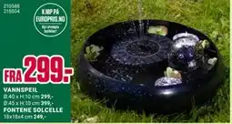 Europris VANNSPEIL tilbud