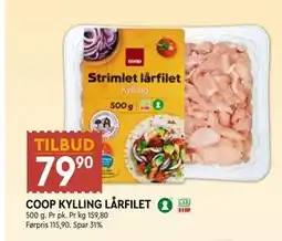 Coop Mega COOP KYLLING LÅRFILET tilbud