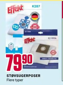 Europris STØVSUGERPOSER tilbud