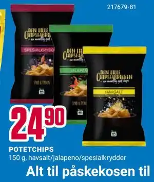 Europris POTETCHIPS tilbud