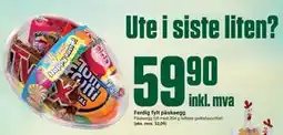 Europris Ferdig fylt påskeegg tilbud