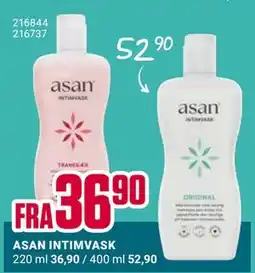 Europris ASAN INTIMVASK tilbud