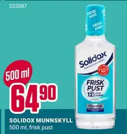 Europris SOLIDOX MUNNSKYLL tilbud