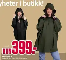 Europris REGNPONCHO tilbud