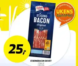 Bunnpris Stjernebacon skivet tilbud