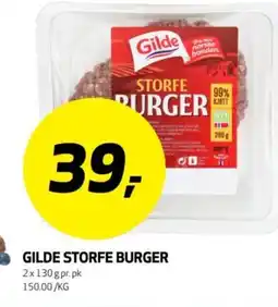 Bunnpris Gilde storfe burger tilbud