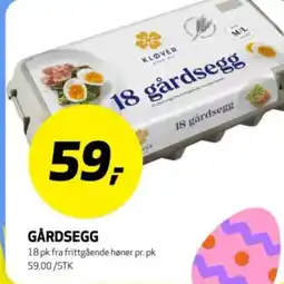 Bunnpris Gårdsegg tilbud