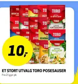 Bunnpris Et stort utvalg toro posesauser tilbud