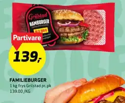 Bunnpris Familieburger tilbud