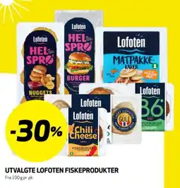 Bunnpris Utvalgte lofoten fiskeprodukter tilbud