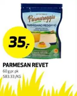 Bunnpris Parmesan revet tilbud
