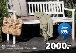 JYSK TUSTEN hagebenk tilbud
