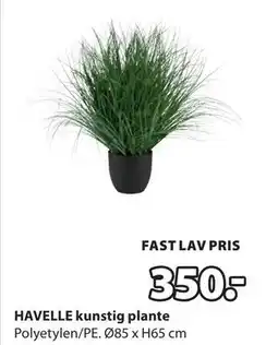 JYSK HAVELLE kunstig plante tilbud