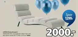 JYSK LINDELSE sjeselongstol tilbud