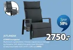 JYSK VONGE loungestol tilbud