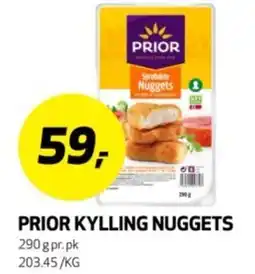 Bunnpris Prior kylling nuggets tilbud