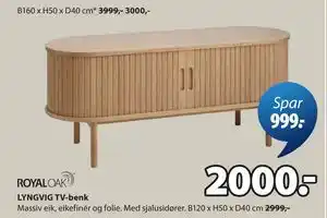 LYNGVIG TV-benk
