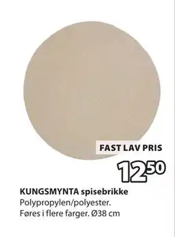 JYSK KUNGSMYNTA spisebrikke tilbud