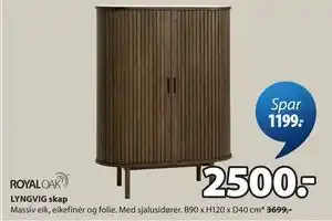 JYSK LYNGVIG skap tilbud