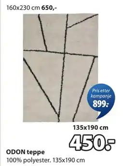 JYSK ODON teppe tilbud