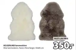 JYSK KEJSERLIND lammeskinn tilbud