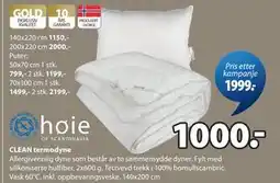 JYSK CLEAN termodyne tilbud