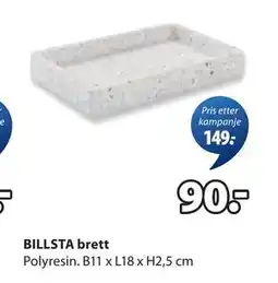 JYSK BILLSTA brett tilbud