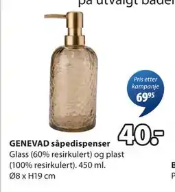 JYSK GENEVAD såpedispenser tilbud