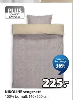 JYSK NIKOLINE sengesett tilbud
