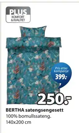 JYSK BERTHA satengsengesett tilbud