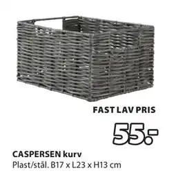 JYSK CASPERSEN kurv tilbud