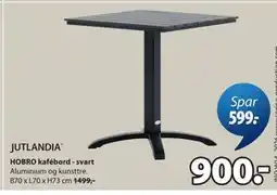 JYSK HOBRO kafébord - svart tilbud