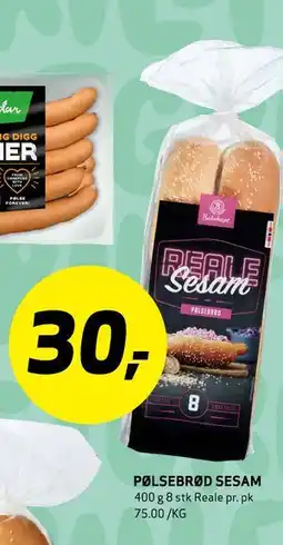 Bunnpris PØLSEBRØD SESAM tilbud