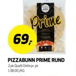Bunnpris Pizzabunn prime rund tilbud