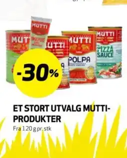 Bunnpris Et stort utvalg mutti- produkter tilbud